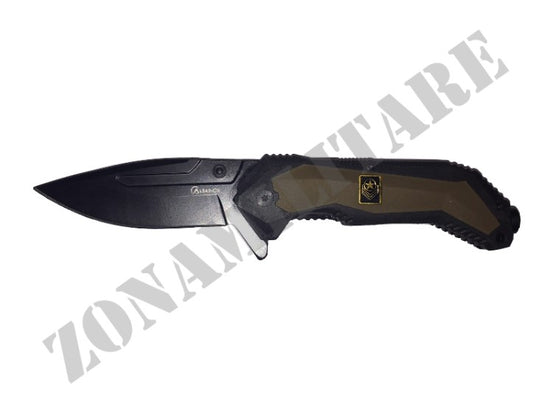 Coltello Martinez Albainox Apertura Assistita Army Maroon