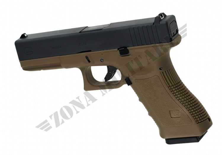 Pistola Glock 17 We Gbb Scarrellante A Gas Desert