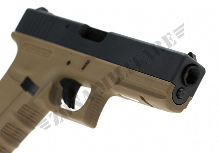 Pistola Glock 17 We Gbb Scarrellante A Gas Desert