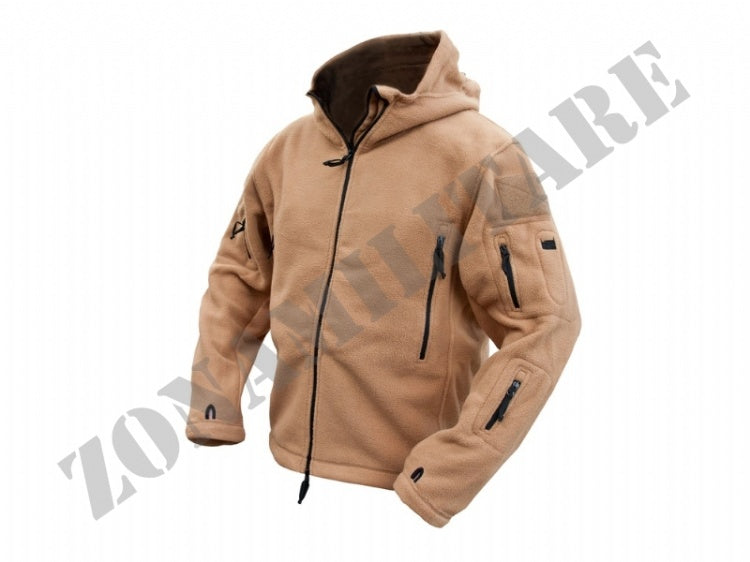 Giacca In Pile Recon Tactical Hoodie Kombat Coyote