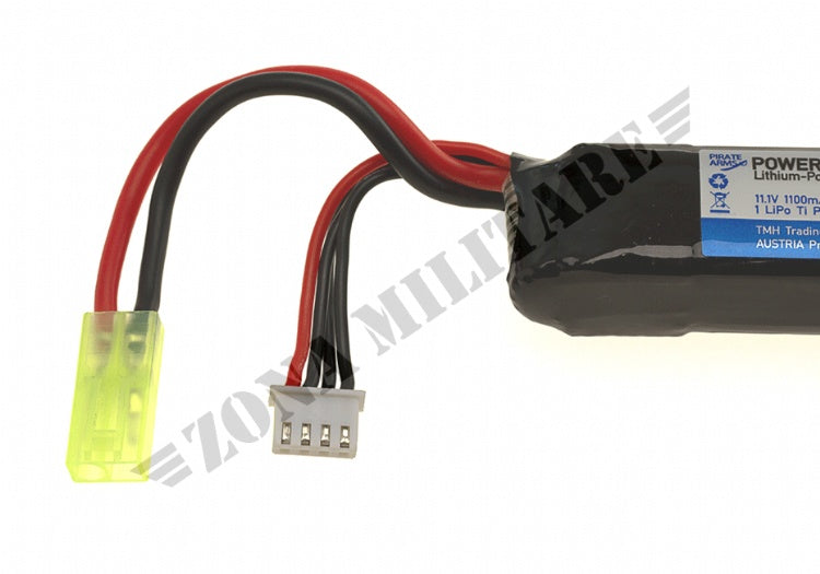 Lipo 11.1V 1100Mah 20C Stock Tube Type Pirate Arms