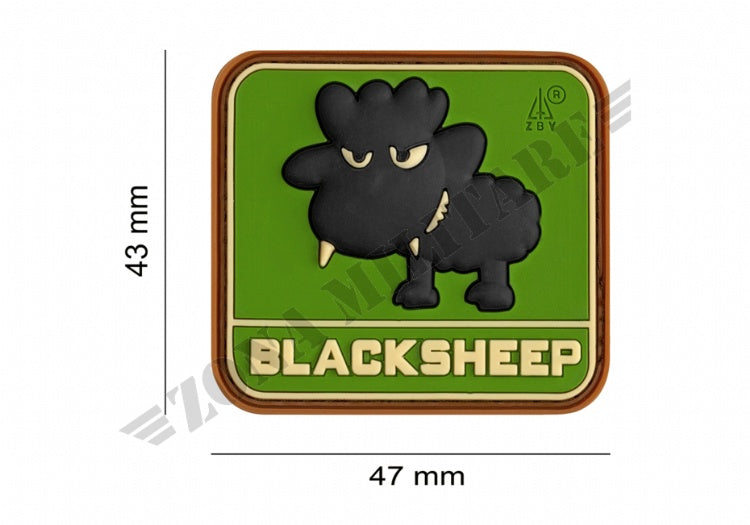 Patch Little Black Sheep Rubber Jtg Multicam