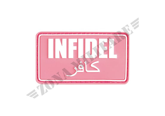 Patch Gommata Infidel Rubber Patch Jtg Pink White