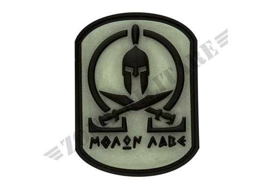 Patch Jtg Molon Labe Rubber Glow Back