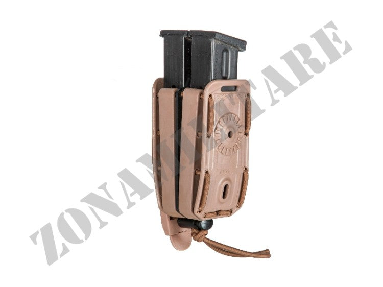 Porta Caricatori Doppio Pistola Vega Holster Linea Bungy Desert