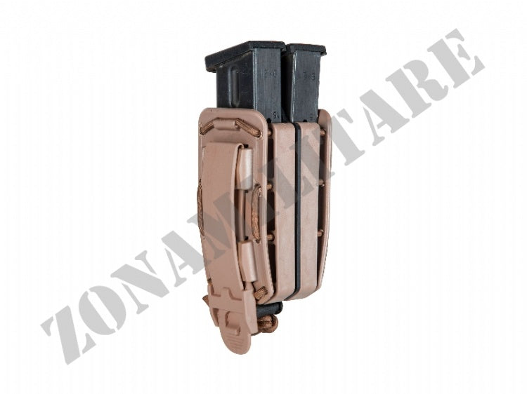 Porta Caricatori Doppio Pistola Vega Holster Linea Bungy Desert