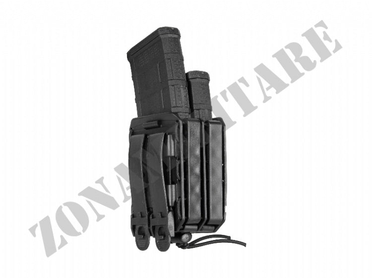 Porta Caricatori Doppio 5.56 Linea Bungy Vega Holster Black