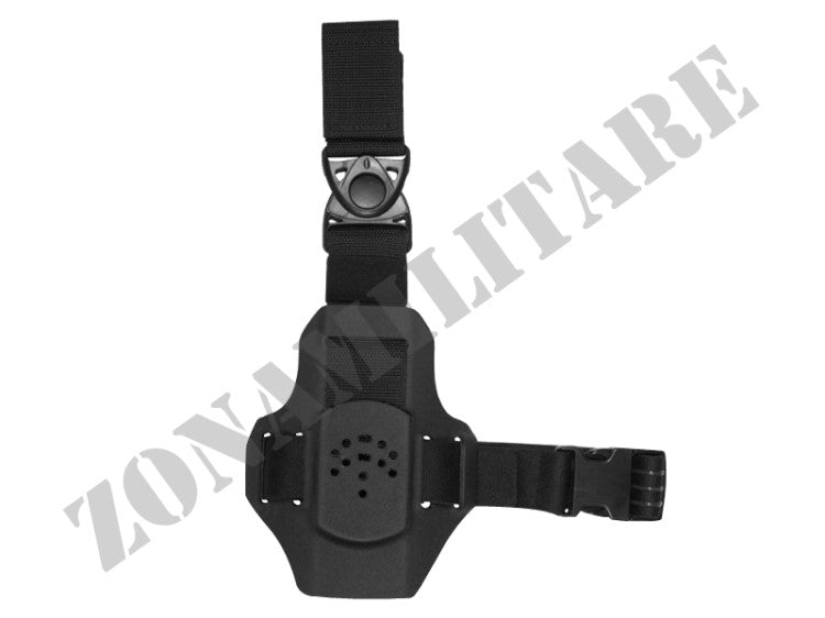 Piattaforma Cosciale Compatta Semplice Vega Holster Nera