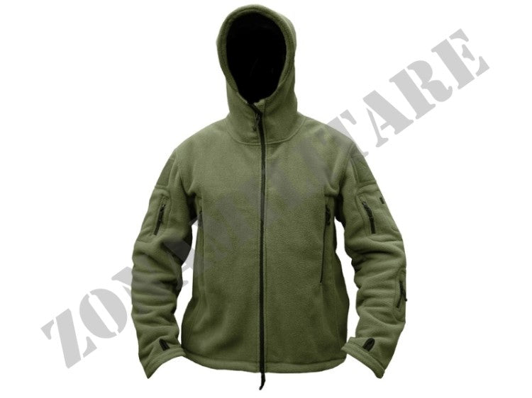 Giacca In Pile Recon Tactical Hoodie Kombat Od Green