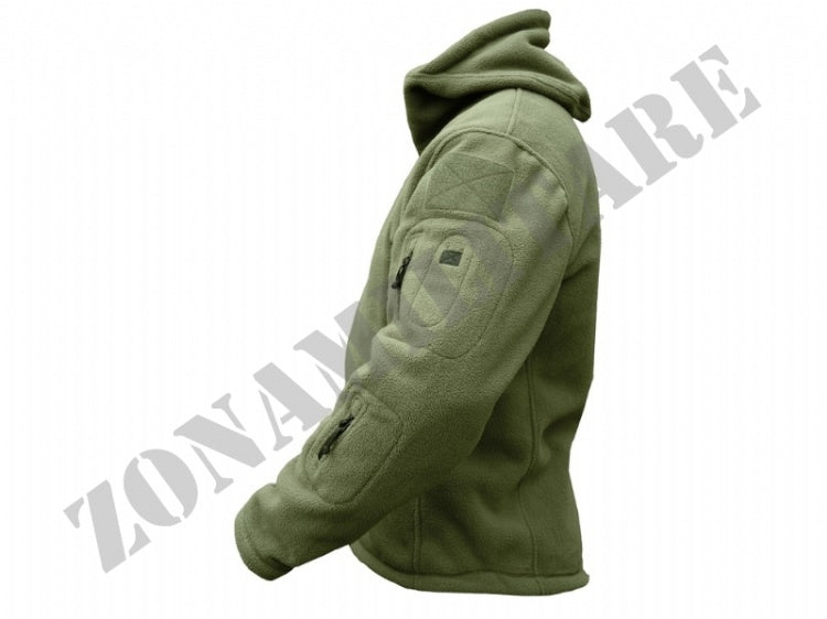 Giacca In Pile Recon Tactical Hoodie Kombat Od Green