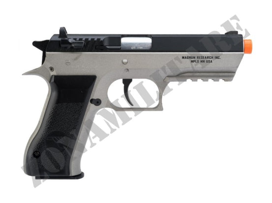 Pistola Baby Desert Eagle Dual Tone Silver & Black Co2