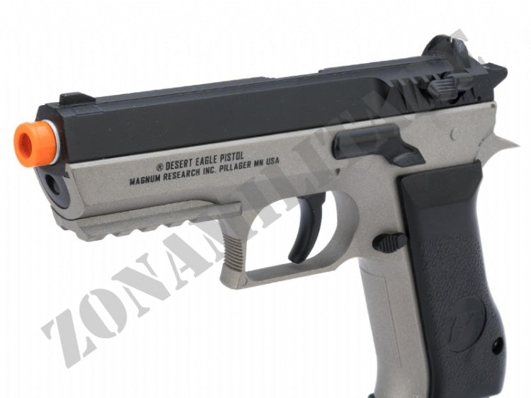 Pistola Baby Desert Eagle Dual Tone Silver & Black Co2