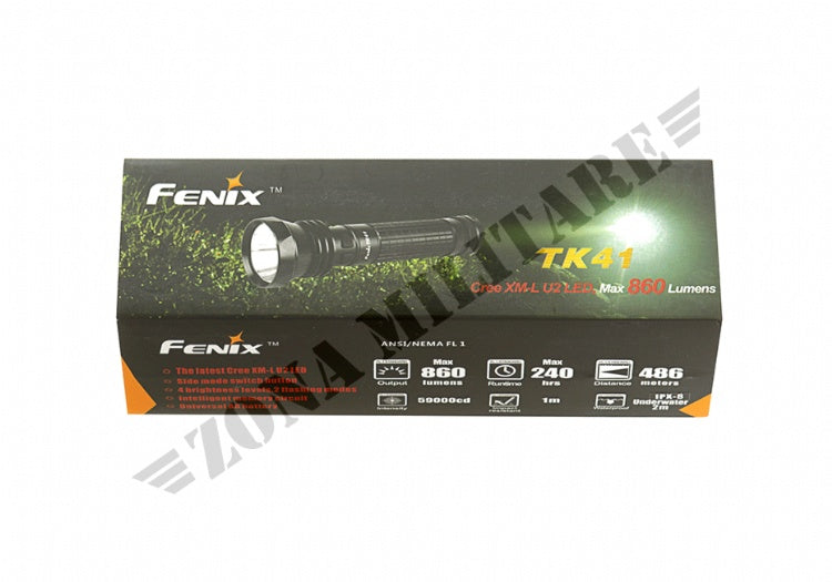 Torcia Fenix Modello Tk41 Xm-L2 U2 900 Lumen