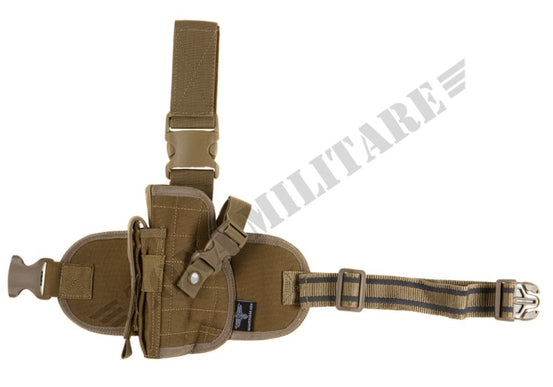 Fondina Cosciale Holster Invader Gear Sinistra Colore Coyote Brown