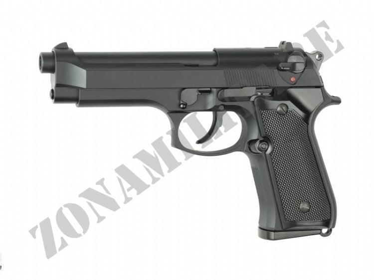 Pistola M9 Super Real Heavy Gas Blowback Nera Asg