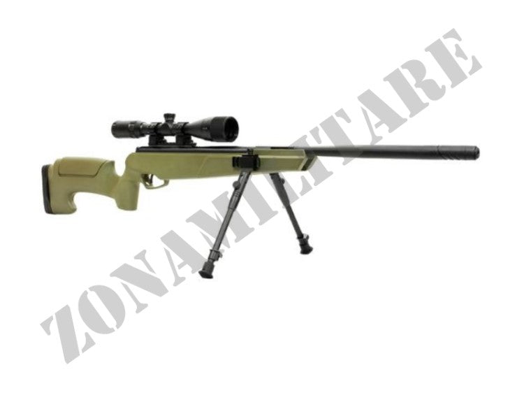 Carabina Stoeger Atac Con Ottica 3-9X40 E Bipiede Verde Od