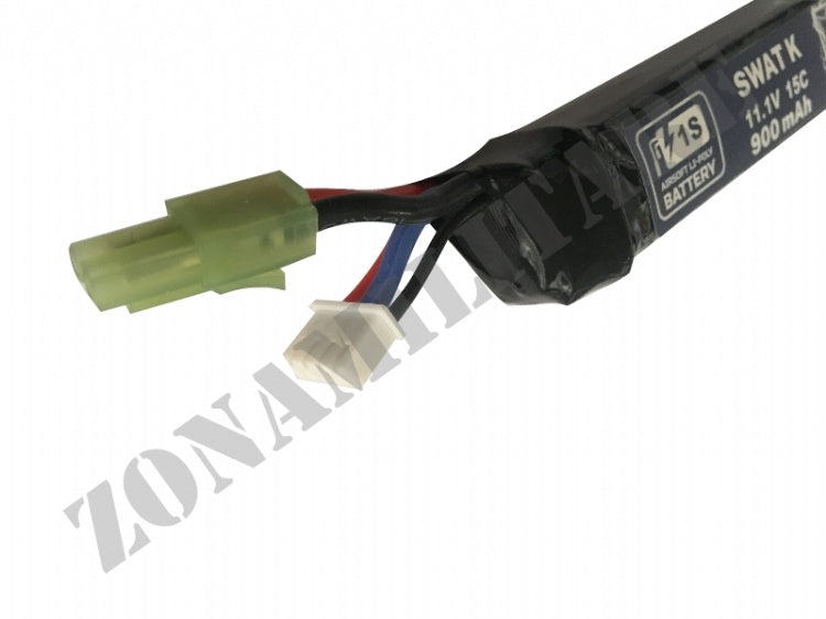 Batteria Lipo 11,1V 900Mah 15C Stick Male Plug Bolt