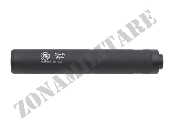 Silenziatore 196Mm Dummy Con Logo Zombie Killer Nero 8 Fields