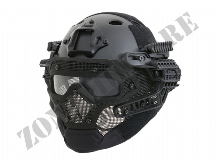 Elmetto Con Maschera Protettiva G4 System Pj NERO Emerson