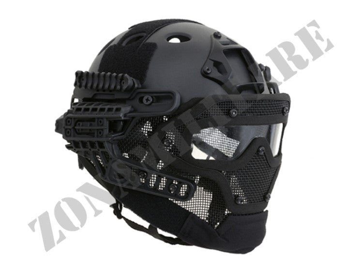 Elmetto Con Maschera Protettiva G4 System Pj NERO Emerson