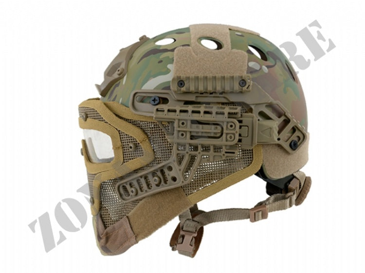 Elmetto Con Maschera Protettiva G4 System Pj Multicam Emerson