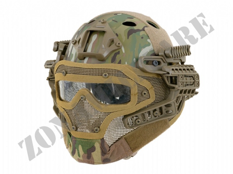 Elmetto Con Maschera Protettiva G4 System Pj Multicam Emerson