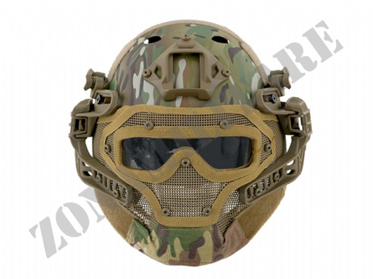 Elmetto Con Maschera Protettiva G4 System Pj Multicam Emerson