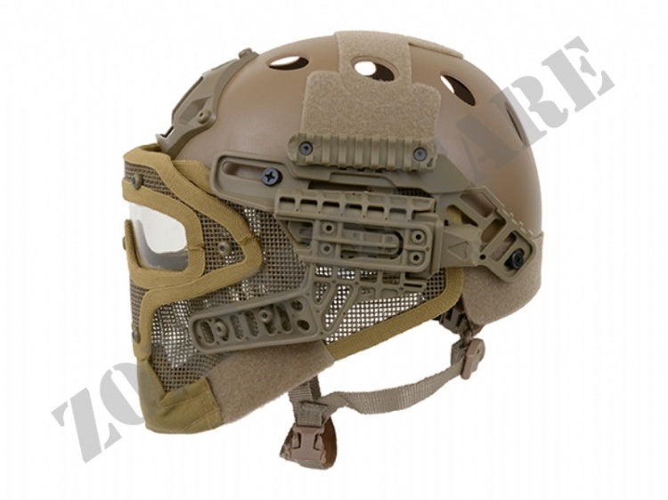 Elmetto Con Maschera Protettiva G4 System Pj Tan Emerson