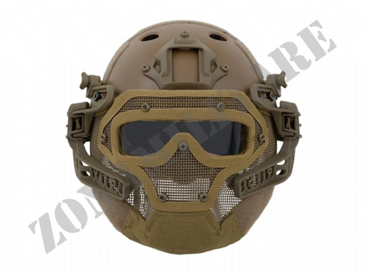 Elmetto Con Maschera Protettiva G4 System Pj Tan Emerson