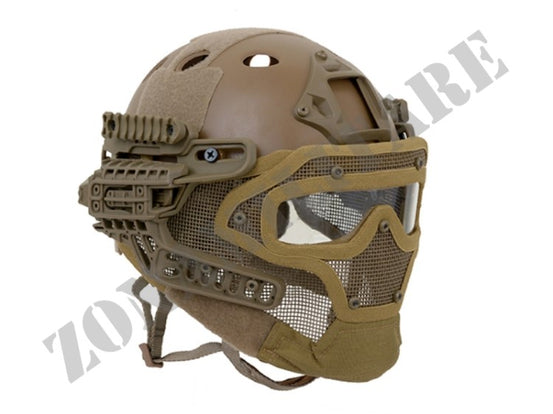 Elmetto Con Maschera Protettiva G4 System Pj Tan Emerson