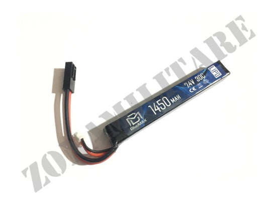 Batteria Lipo Mini Tamya 7.4V X 1450Mah 30C Stick Bluemax