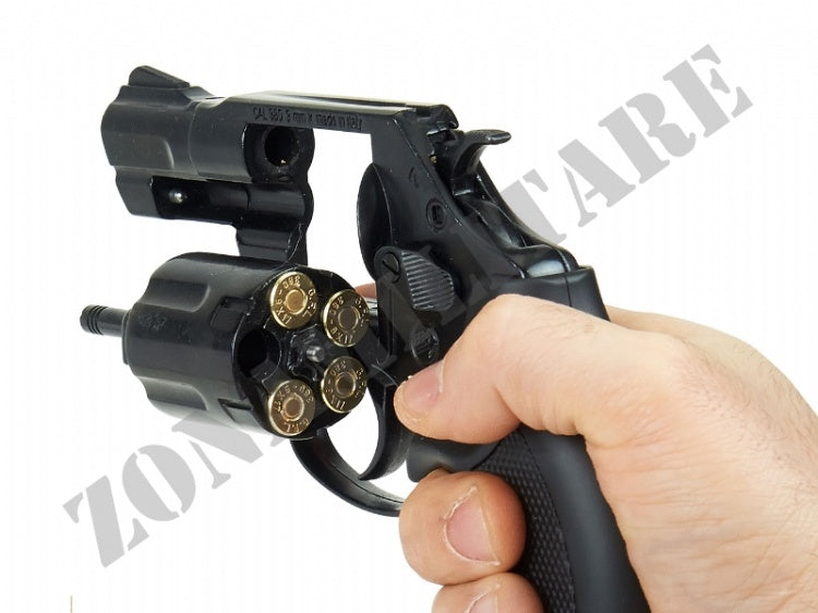 Revolver a salve New 380 Canna 3 Pollici Nero bruni