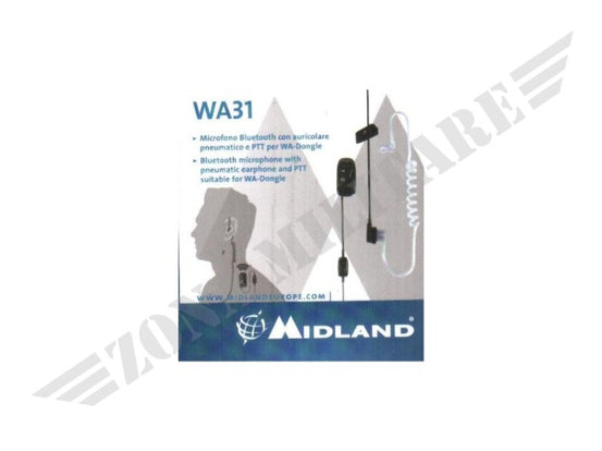 Microfono Bluetooth Midland Con Auricolare E Ptt