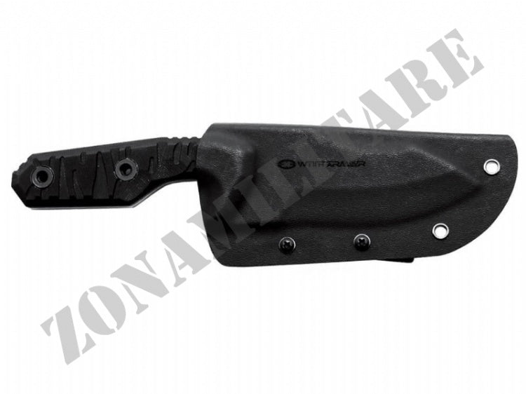 Coltello Mammoth Fixed Blade Con Fodero Kydex Black