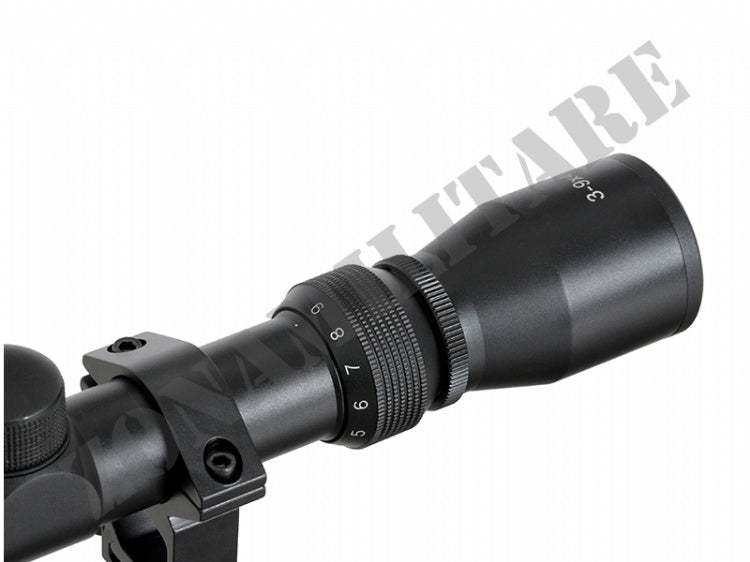 Ottica 3-9X40 Rifle Scope Black 8 Fields