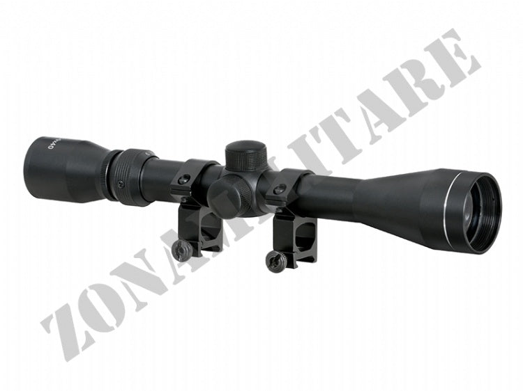 Ottica 3-9X40 Rifle Scope Black 8 Fields