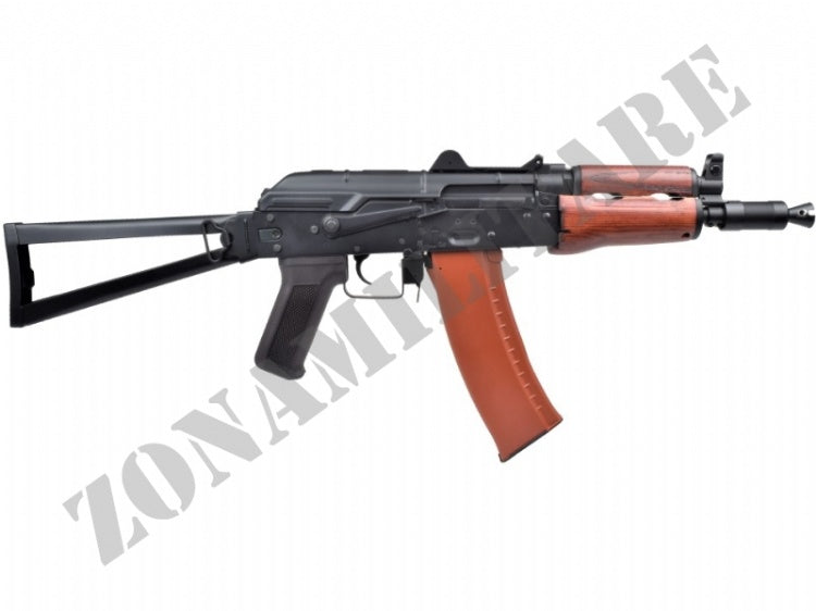 Fucile Elettrico Ak-74U Paramano In Legno Cyma