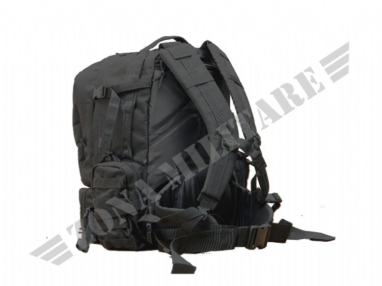 Zaino Large Modulare 5 Pezzi Molle 50-70 Litri Black