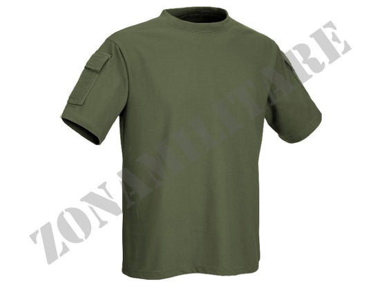 Tactical T-Shirt Short Sleeves With Pockets Defcon 5 Od Green