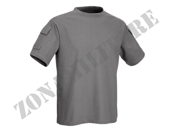 Tactical T-Shirt Short Sleeves With Pockets Defcon 5 Gray