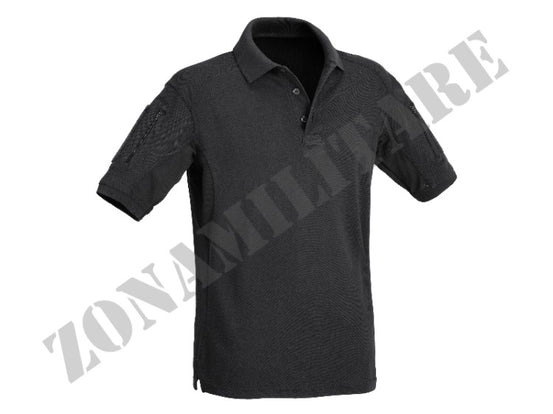 Polo Tattica Short Sleeves With Pockets Nera Defcon 5