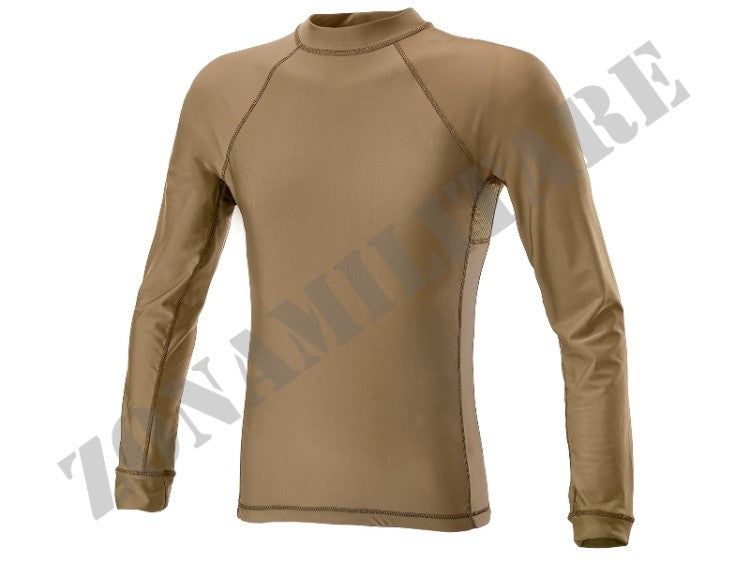 T-Shirt Long Sleeves Lycra And Mesh Defcon 5 Coyote