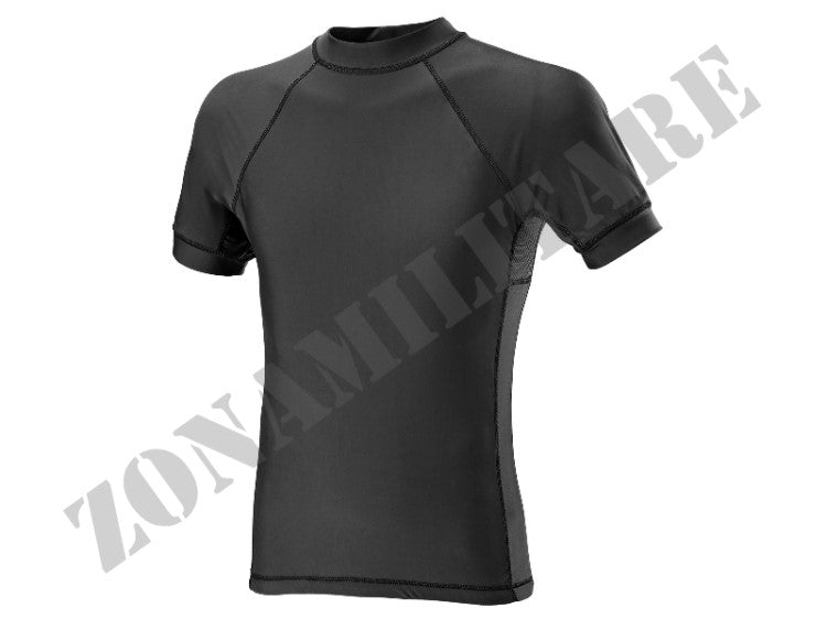 T-Shirt Short Sleeves Lycra And Mesh Defcon 5 Nera