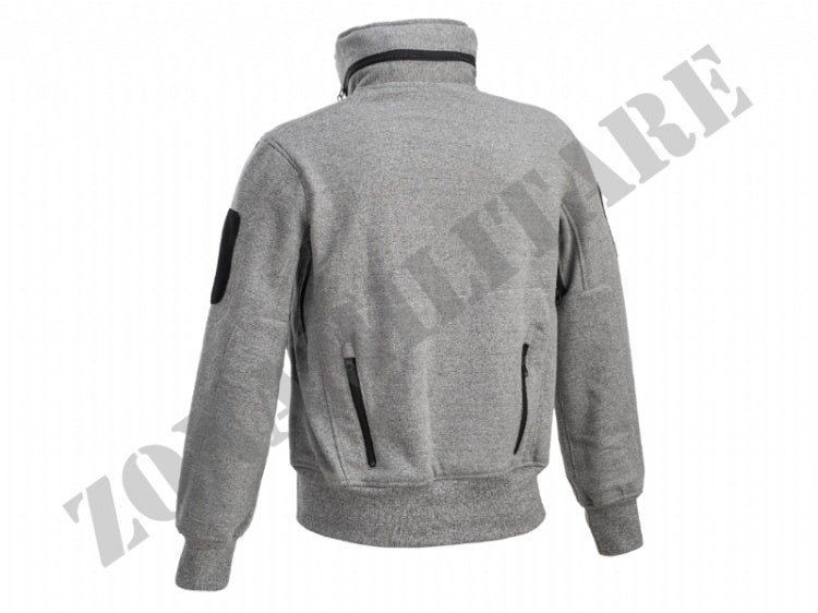 Felpa Tactical Sweater Jacket Defcon 5 Grey Melange