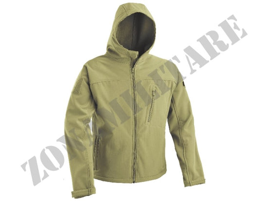 Giacca Softshell With Fixed Hood Od Green Defcon 5