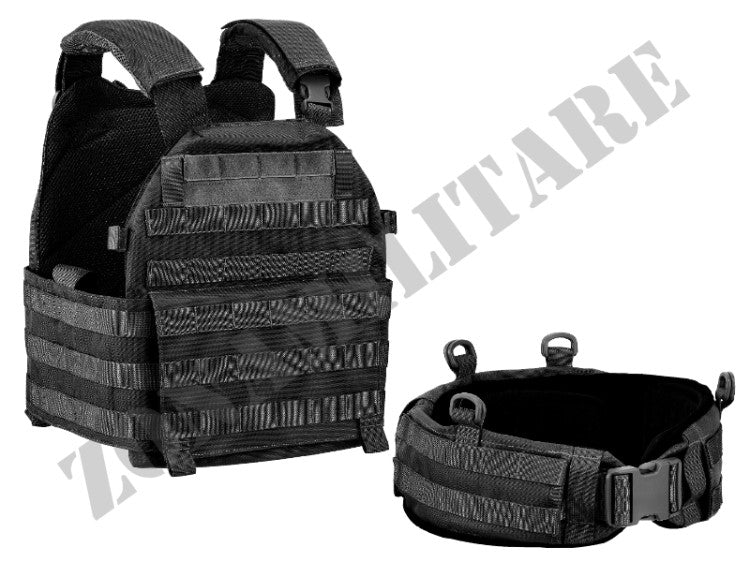 Tattico Vest Carrier Defcon 5 With Belt 1000 Nero