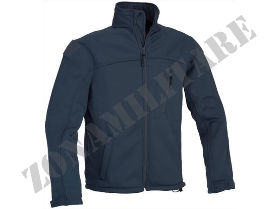 Giacca Softshell Senza Cappuccio Blue Navy Defcon 5