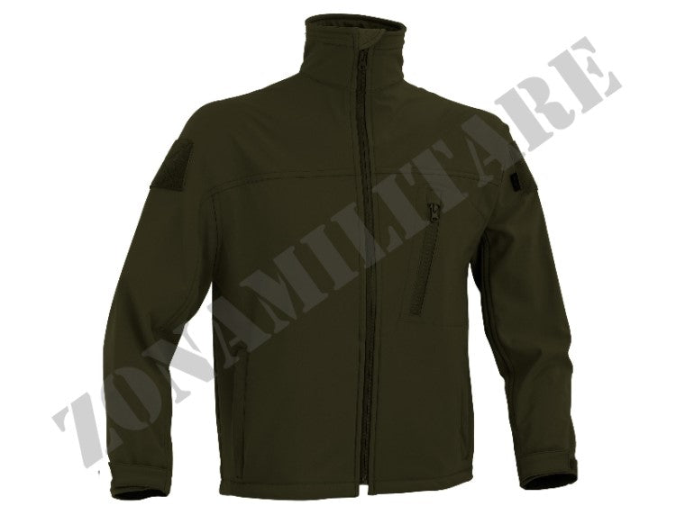 Giacca Softshell Senza Cappuccio Od Green Defcon 5