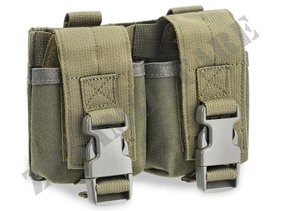 Taschina Doppia Porta Granate Defcon 5 Od Green