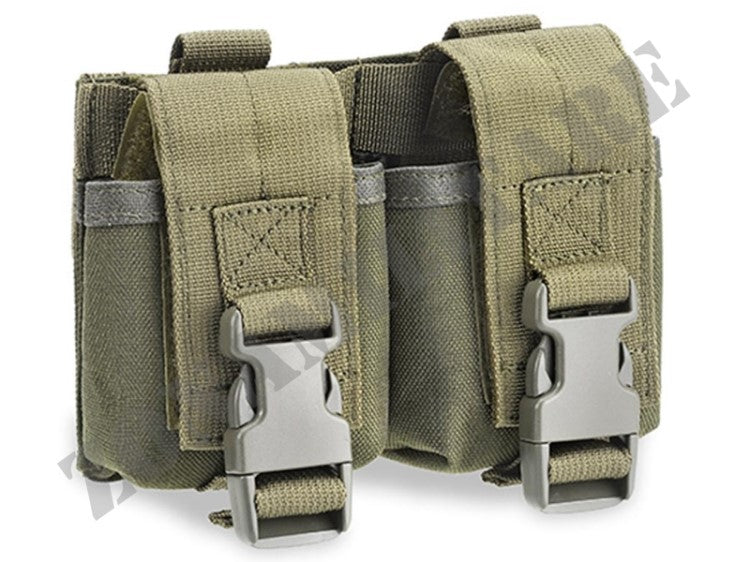 Taschina Doppia Porta Granate Defcon 5 Od Green